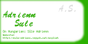 adrienn sule business card